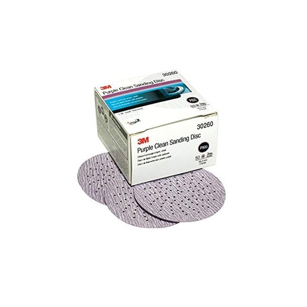 SANDING DISCS HOOKIT 3" P800 GRIT 50/BX